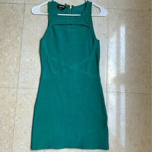 Short Green bandage dress